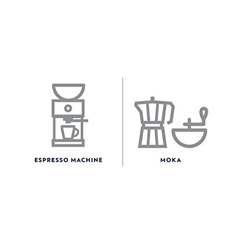 Lavazza Crema E Aroma Whole Bean Coffee Blend, 2.2-Pound Bag , Balanced medium roast with an intense, earthy flavor and long lasting crema, Non-GMO