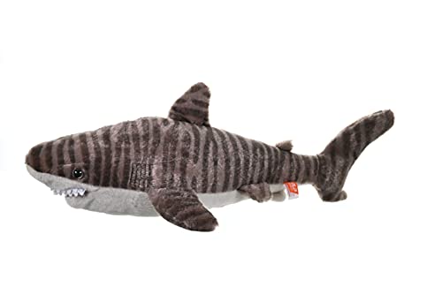 Wild Republic Tiger Shark Plush, Stuffed Animal, Plush Toy, Gifts for Kids, Cuddlekins 20 inches
