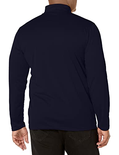 Ultra Game NBA Men's Quarter Zip Long Sleeve Pullover T-Shirt