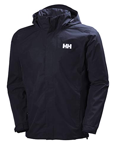 Helly Hansen Men's Standard Dubliner Waterproof Windproof Breathable Rain Coat Jacket, 597 Navy, Medium