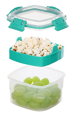 Sistema To Go Collection Snack Container, 13.5 oz./0.4 L, Color Received May Vary