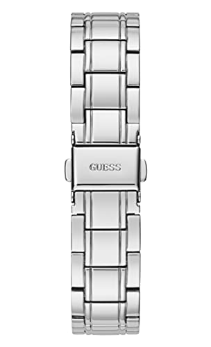 GUESS Women Quartz Watch with Stainless Steel Strap, Silver, 16 (Model: GW0253L1)