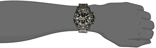 Invicta Men's 14879 Specialty Chronograph Silver Grey Dial Gunmetal Ion-Plated Stainless Steel Watch