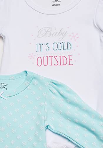 Little Treasure Unisex Baby Cotton Bodysuits, Ice Skates, 0-3 Months