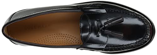 10 X-Wide US Cole Haan mens Pinch Tassel loafers shoes, Burgundy