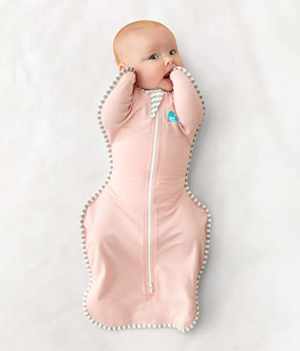 Love To Dream Swaddle UP 1.0 TOG, Dusty Pink, Medium, 13-19 lbs., Dramatically Better Sleep, Allow Baby to Sleep in Their Preferred arms up Position for self-Soothing, snug fit Calms Startle Reflex