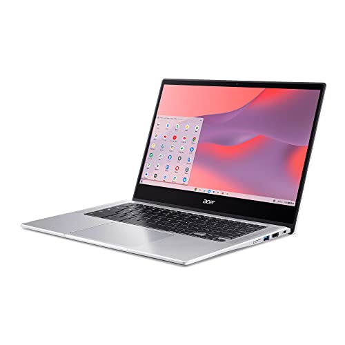 Acer Chromebook Spin 314 Convertible Laptop | Intel Pentium Silver N6000 | 14' HD Corning Gorilla Glass Touch Display | 4GB LPDDR4X | 128GB eMMC | Intel Wi-Fi 6 AX201 | Chrome OS | CP314-1H-P9G7