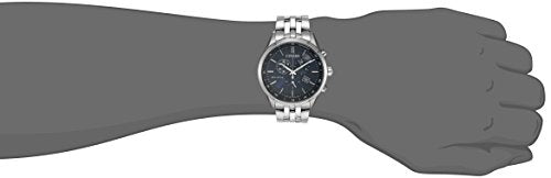 Citizen Men's Eco-Drive Corso Classic Watch in Stainless Steel, Blue Dial (Model: AT2141-52L)