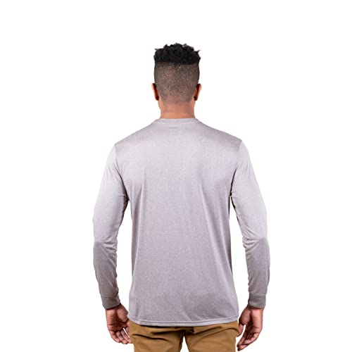 Ultra Game -NBA Men's Active Long Sleeve Pullover T-Shirt Heather Gray Medium