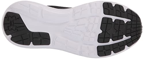 Under Armour Boy's Surge 3 Running Shoe, Black (001)/White, 7 Big Kid