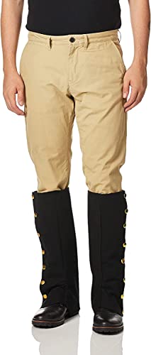 Forum Novelties Men's Adult Steampunk Suede Spats Costume Accessory, Black, One Size