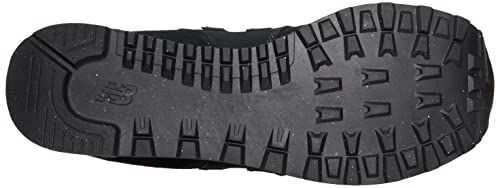 New Balance Men's 574 Core Sneaker, Black/Black, 8