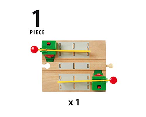 BRIO World - 33750 Magnetic Action Crossing | Toy Train Accessory for Kids Ages 3 and Up