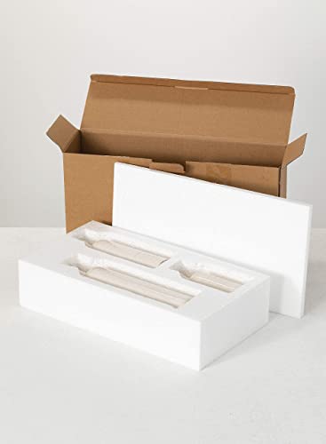 Sullivans Vase Set, Farmhouse Decor, Aesthetic Room Decor, Boho Decor, Vases For Your Kitchen, Bedroom, Office, Living Room and Bathroom, Shelf Decor, Centerpiece Table Decorations, White Vases (CM2333)