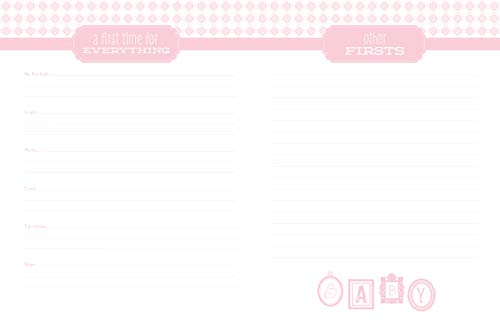 Little Blossoms Baby Keepsake Book, Baby Photo Album, Baby Girl Memory Book, Pink Polka Dot