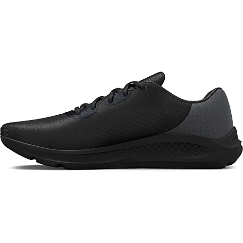 Under Armour Men's Charged Pursuit 3 Running Shoe, Black (002)/Black, 12.5