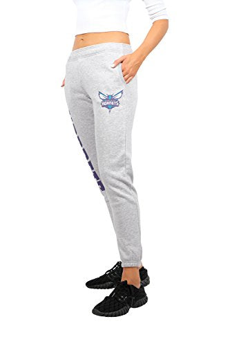 Ultra Game NBA Utah Jazz Relax Fit Jogger, Heather Gray, Small