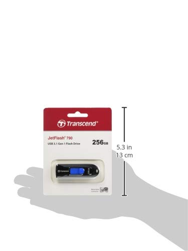 Transcend 256GB Jetflash 790 USB 3.1 Gen 1 Flash Drive TS256GJF790K