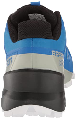 9.5 Salomon Speedcross 5 Trail Running Shoes for Men, Skydiver/Black/White