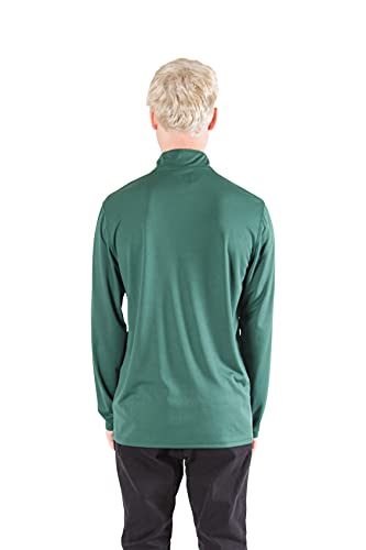 Ultra Game NBA Men's Quarter Zip Long Sleeve Pullover T-Shirt , Small