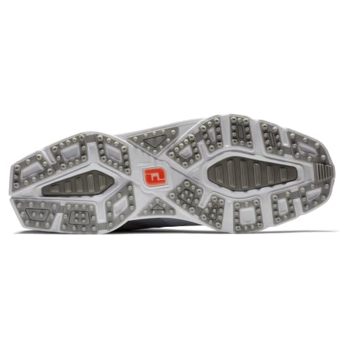 FootJoy Men's Pro|sl Sport Golf Shoe, White/Orange, 11.5