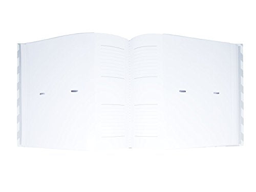 Pearhead Baby Photo Album for Baby Girl or Baby Boy, Gender Neutral Baby Memory Book, Baby Shower, Gray Chevron