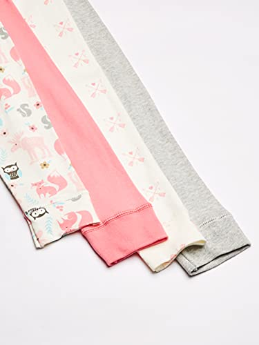 Hudson Baby Unisex Baby Cotton Pants and Leggings Girl Forest, 6-9 Months