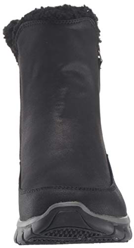 Skechers womens Synergy Snow Boot, Black/Black, 6 US