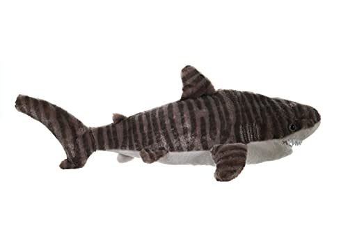Wild Republic Tiger Shark Plush, Stuffed Animal, Plush Toy, Gifts for Kids, Cuddlekins 20 inches