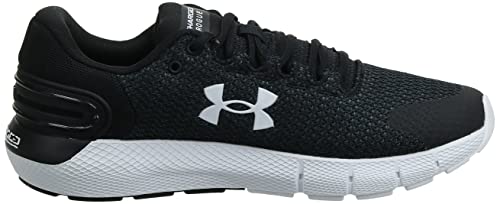 Under Armour Men's Charged Rogue 2.5, Black (001)/White, 8 M US