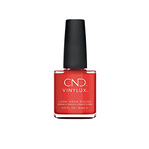 CND Vinylux Longwear Coral Nail Polish, Gel-like Shine and Chip Resistant Color, 0.5 Fl Oz