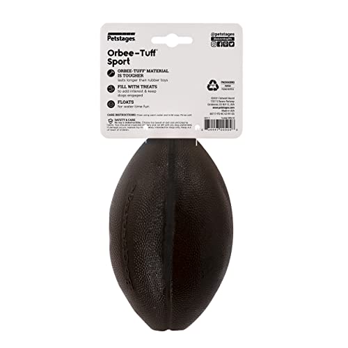 Planet Dog Orbee-Tuff Football Treat-Dispensing Dog Chew Toy