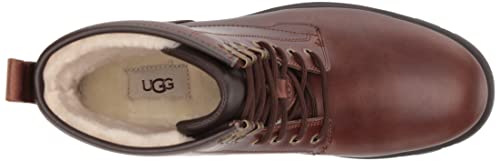 UGG Men's Kirkson Boot, Chestnut Leather, Size 10