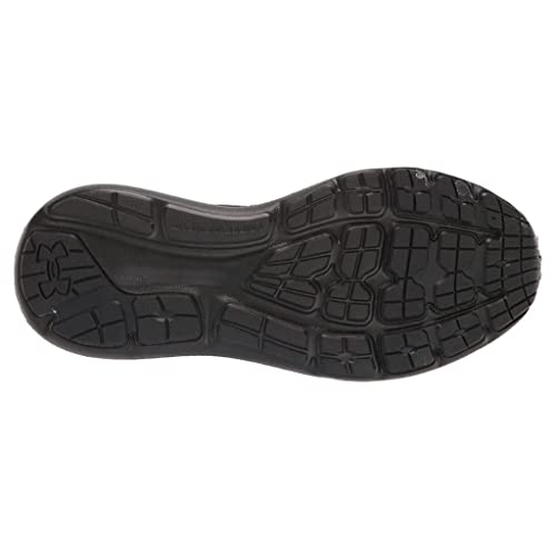 Under Armour Women's Surge 3 Running Shoe, Black (001)/White, 10