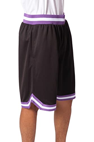 Ultra Game NBA Sacramento Kings Mens Woven Basketball Shorts, Team Color, XX-Large