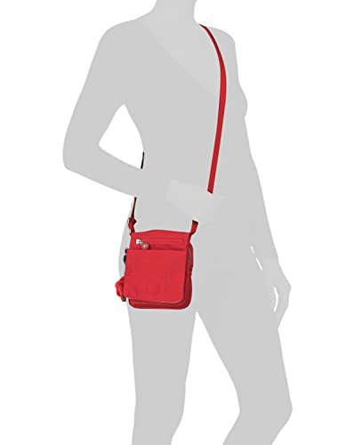 Kipling Women's New Eldorado Minibag, Lightweight Crossbody, Nylon Travel Bag, Cherry