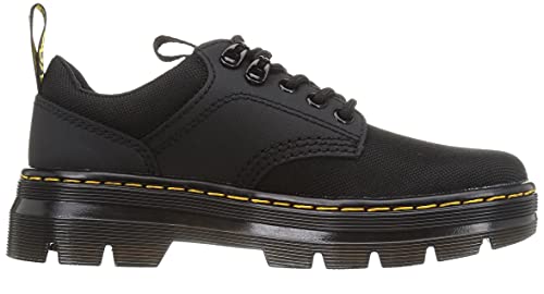 Dr. Martens unisex adult 5 Tie Shoe Oxford, Black Extra Tough 50/50+ajax, 9 Women 8 Men US