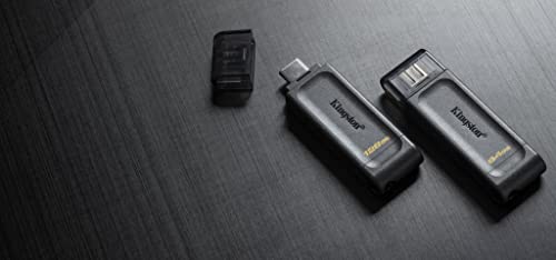 Kingston DataTraveler 70 256GB USB-C Flash Drive | USB 3.2 Gen 1 | DT70/256GB