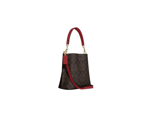 COACH Mollie Bucket Bag 22 (IM/Brown 1941 Red)