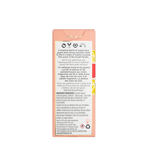 Pacifica Beauty, Hawaiian Ruby Guava Spray Clean Fragrance Perfume, Made with Natural and Essential Oils, Juicy Guava Citrus Scent, Vegan + Cruelty, Phthalate, Paraben-Free