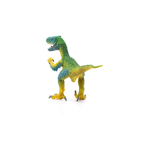 Schleich Dinosaurs, Jurassic Era Dinosaur Toys for Boys and Girls, Velociraptor ToyFigurine with Moving Jaw, Ages 4+