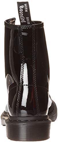 Dr. Martens womens Lace Fashion Boot, Black Patent Lamper, 9 US
