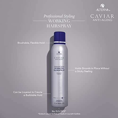 Alterna Caviar Professional Styling Working Hair Spray, 7.4 Fl Oz (Pack of 1)