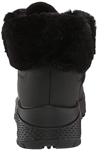 Skechers Women's Sneaker Fashion Boot, Black/Black, 7.5