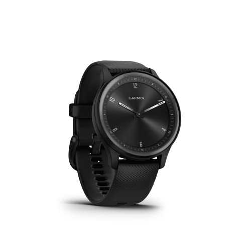 Garmin vivomove Sport, Hybrid Smartwatch, Health and Wellness Features, Touchscreen, Black