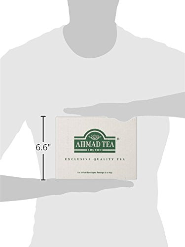 Ahmad Tea Black Tea, Peach And Passion Fruit Teabags, 20 ct (Pack Of 6) - Caffeinated And Sugar-Free