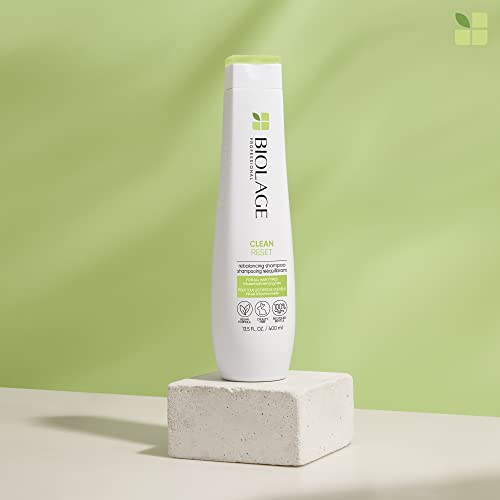 Biolage Normalizing Clean Reset Shampoo | Intense Cleansing Treatment To Remove Buildup | For All Hair Types | Paraben-Free | Vegan | 33.8 Fl. Oz