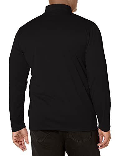 Ultra Game NBA Men's Quarter Zip Long Sleeve Pullover T-Shirt