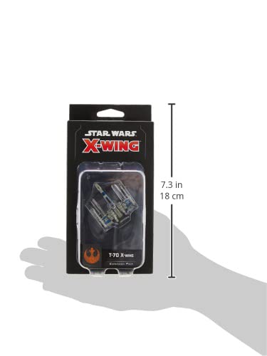 Star Wars X-Wing 2nd Edition Miniatures Game T-70 X-Wing EXPANSION PACK | Strategy Game for Adults and Teens | Ages 14+ | 2 Players | Average Playtime 45 Minutes | Made by Atomic Mass Games