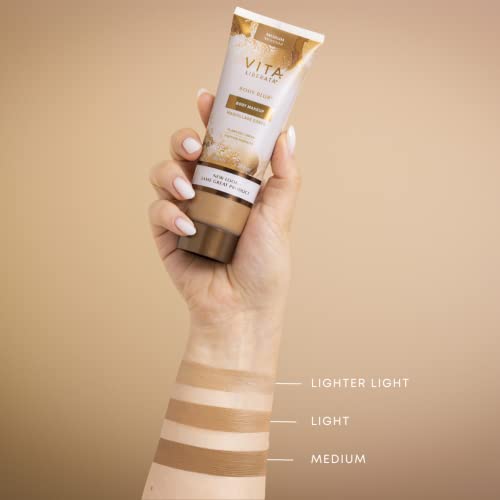 Vita Liberata Body Blur, Leg and Body Makeup. Skin Perfecting Body Foundation for Flawless Bronze, Easy Application, Radiant Glow, Evens Skin Tone,  New Packaging